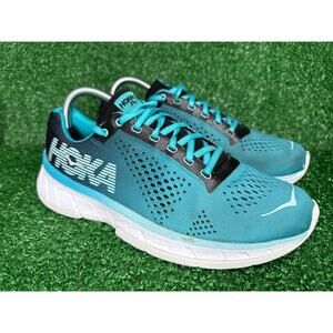 Hoka One One Cavu Black Bluebird Running Shoes Women Size 8